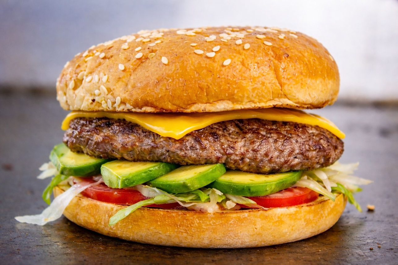 Guacamole Or Avocado Burger.
