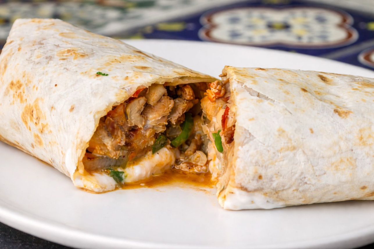 Chicken Fajita Burrito.